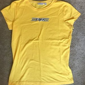 Fox Racing Yellow Short Sleeve Tee Shirt